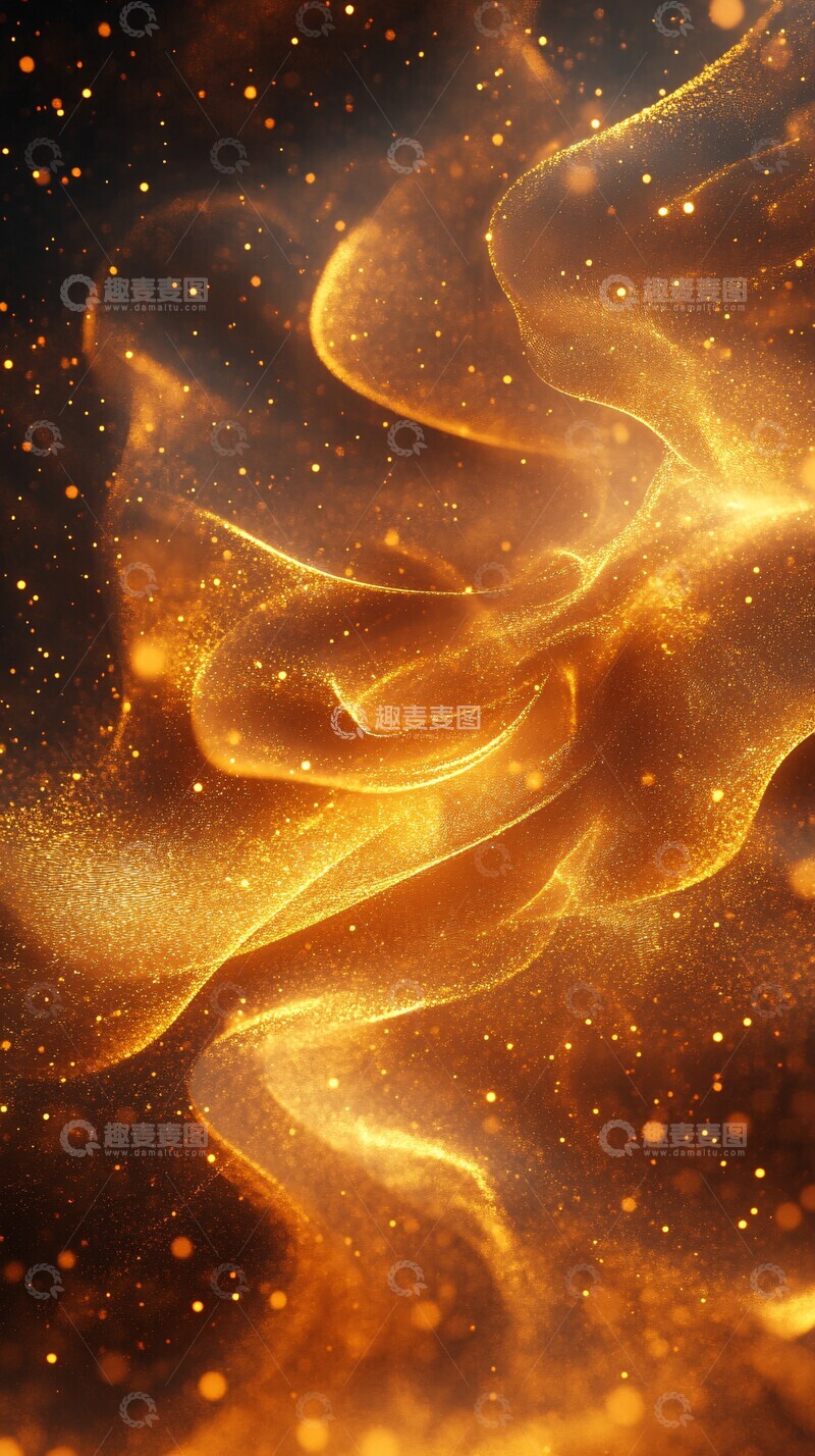 高清大图下载【趣麦麦图】金辉魔幻纹样