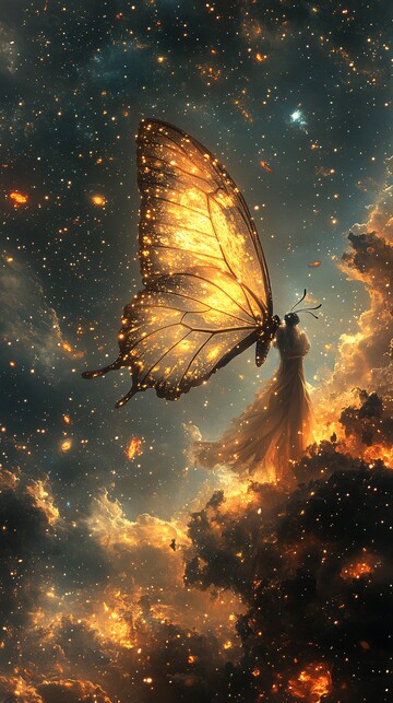 蝴蝶与宇宙蝴蝶宇宙星云