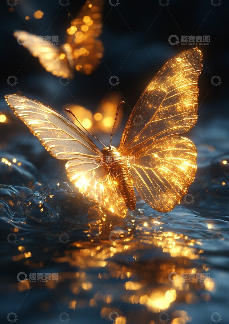 高清大图下载【趣麦麦图】金蝶破茧金蝶破茧蝴蝶3