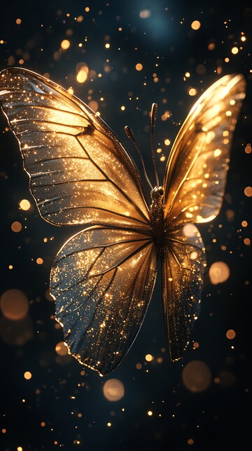 金蝶夜空金蝶夜空蝴蝶1