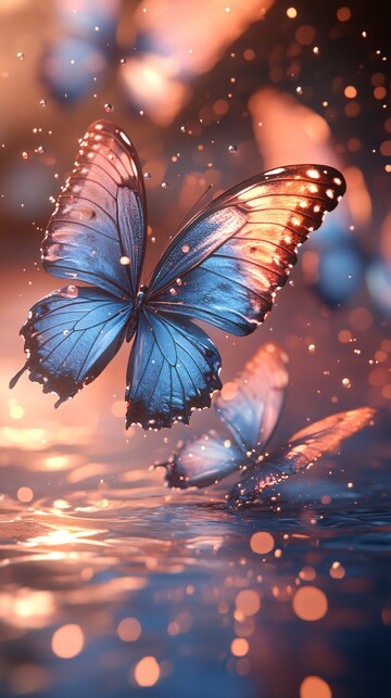 蝴蝶海洋蝴蝶海洋翅膀