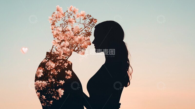 高清大图下载【趣麦麦图】情侣树下共舞