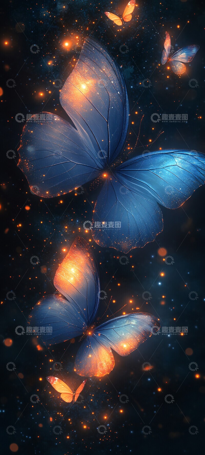 高清大图下载【趣麦麦图】幽光点缀的幻境1