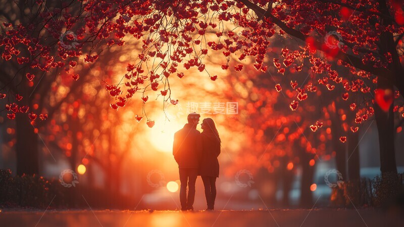 高清大图下载【趣麦麦图】情侣共度情人节1