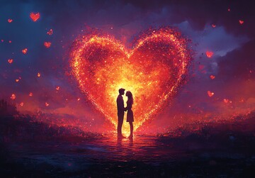 心形光景下的拥抱3