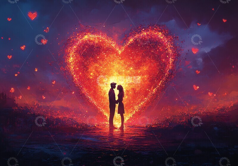 心形光景下的拥抱3