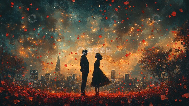 高清大图下载【趣麦麦图】时空中的爱恋2