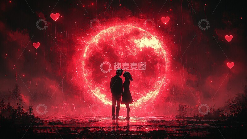 高清大图下载【趣麦麦图】星盘浮空恋人1