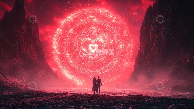 高清大图下载【趣麦麦图】星盘浮空恋人2