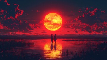 牵手夕阳下牵手夕阳时尚3