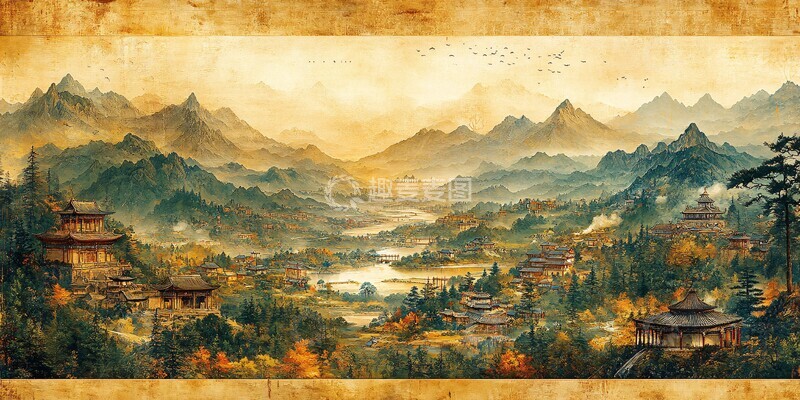 高清大图下载【趣麦麦图】宋代乡村生活图1