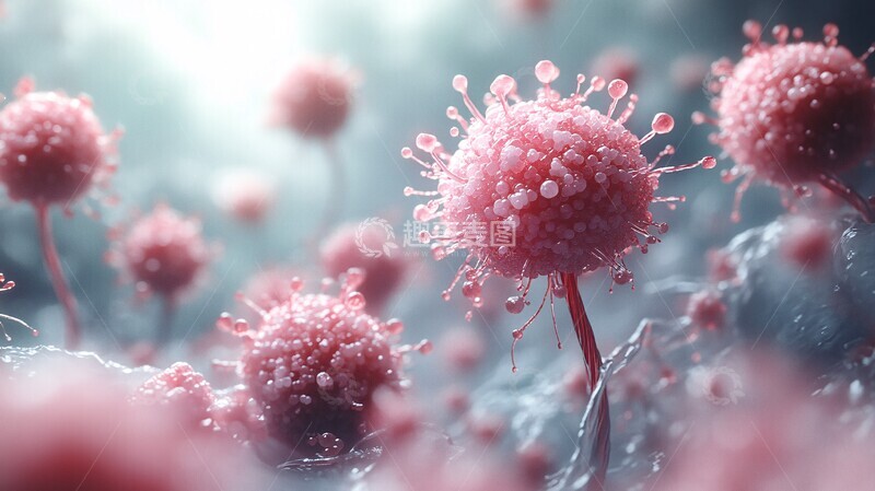 高清大图下载【趣麦麦图】子宫内膜癌细胞环境