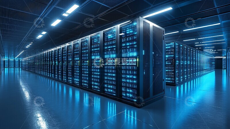 高清大图下载【趣麦麦图】服务器机架数据中心1