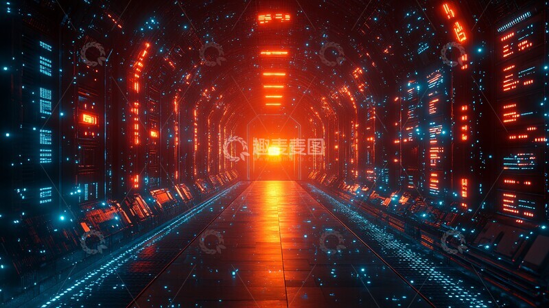 高清大图下载【趣麦麦图】大数据中心积木城