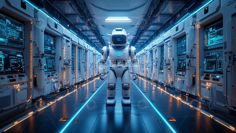 高清大图下载【趣麦麦图】人工智能工厂内部2