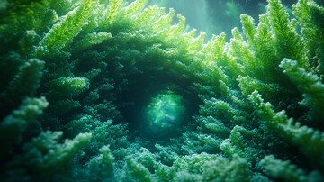 蓝绿细胞膜细节