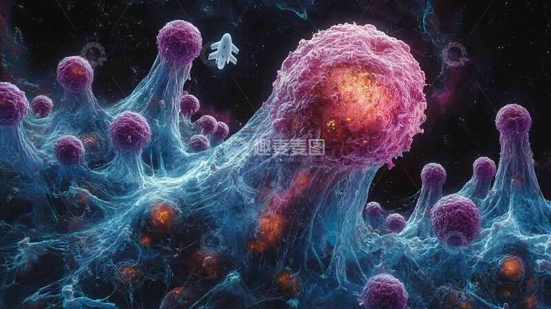 高清大图下载【趣麦麦图】细胞与白色轰炸机