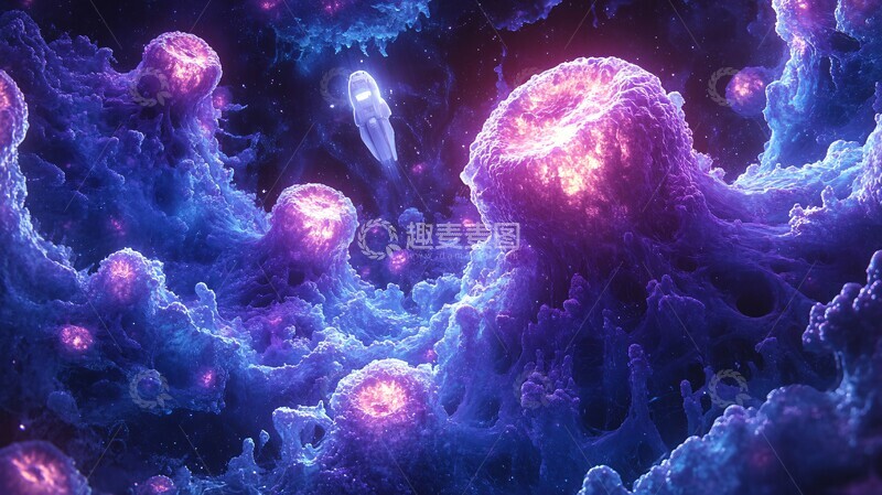 高清大图下载【趣麦麦图】细胞与白色轰炸机1