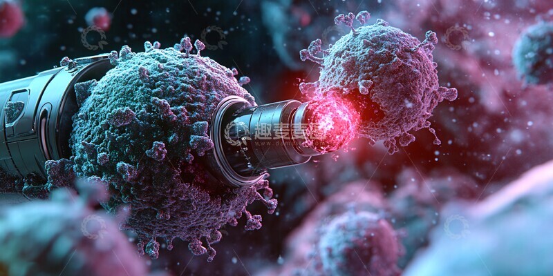 高清大图下载【趣麦麦图】癌细胞与微生物3