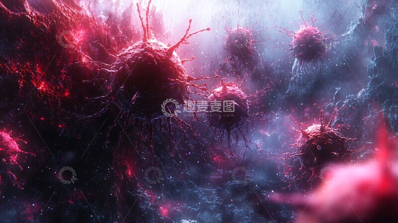 高清大图下载【趣麦麦图】病毒与细胞病毒细胞电脑1