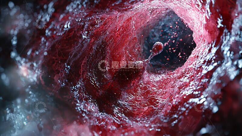 高清大图下载【趣麦麦图】-免疫系统攻击病毒1