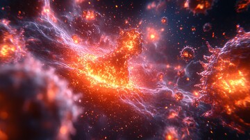 病毒攻击人体细胞1