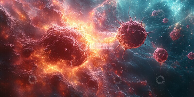 高清大图下载【趣麦麦图】癌细胞与微生物2