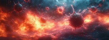 癌症病毒细胞被消灭2