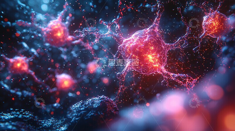 高清大图下载【趣麦麦图】免疫细胞信号网络