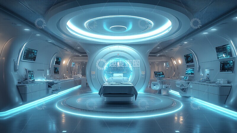 高清大图下载【趣麦麦图】圆形医院检查室3