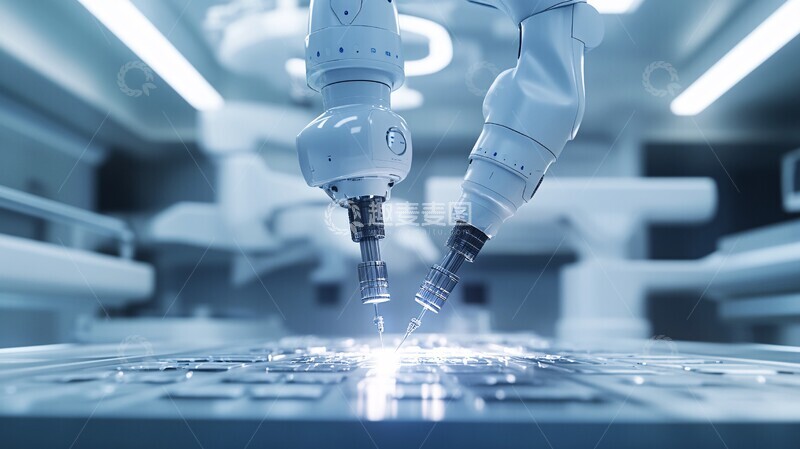 高清大图下载【趣麦麦图】手术机器人精准操作1