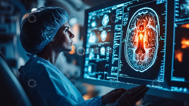 高清大图下载【趣麦麦图】磁共振成像扫描仪1