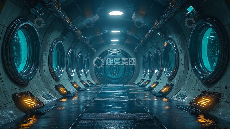 高清大图下载【趣麦麦图】减压舱内部环境2