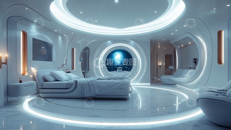高清大图下载【趣麦麦图】圆形医院检查室