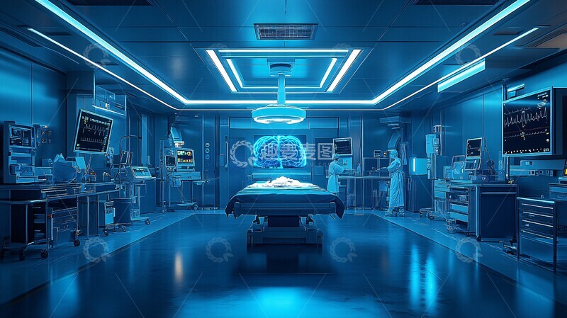 高清大图下载【趣麦麦图】脑部手术设备展示2