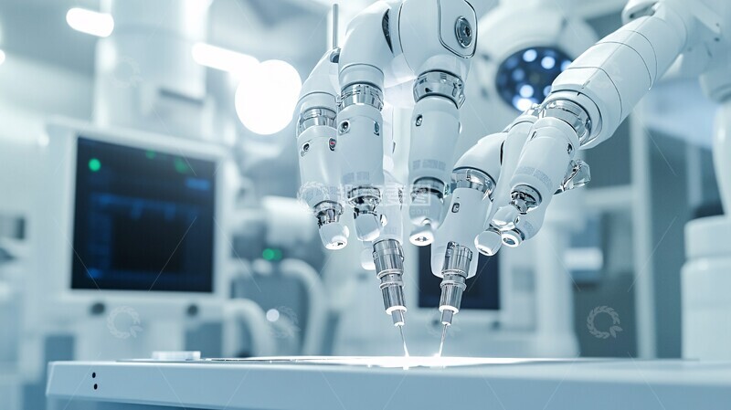 高清大图下载【趣麦麦图】手术机器人精准操作