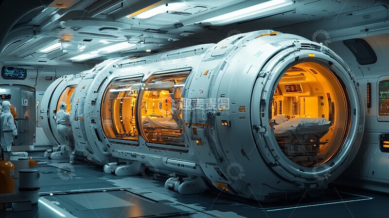 高清大图下载【趣麦麦图】太空医疗科技场景2