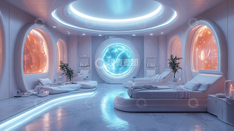 高清大图下载【趣麦麦图】生物共振诊疗室2