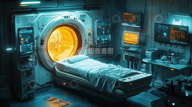 高清大图下载【趣麦麦图】未来医务设备