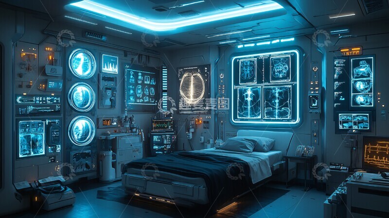 高清大图下载【趣麦麦图】护士室设计护士设计现代2