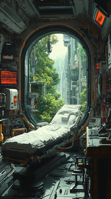 医疗室科幻动漫1