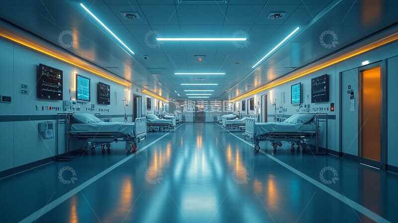 高清大图下载【趣麦麦图】重症监护室设备
