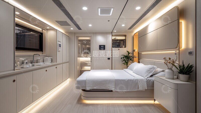 高清大图下载【趣麦麦图】环形医疗检测区1