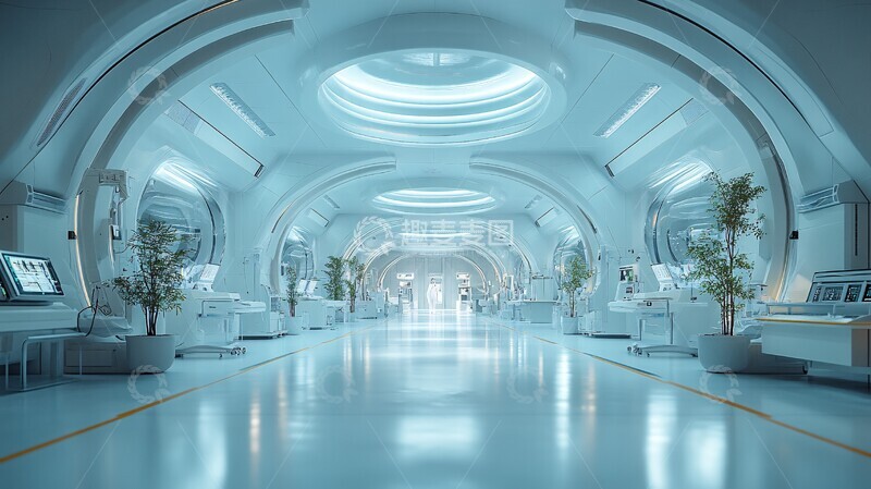 高清大图下载【趣麦麦图】医疗仪器与员工
