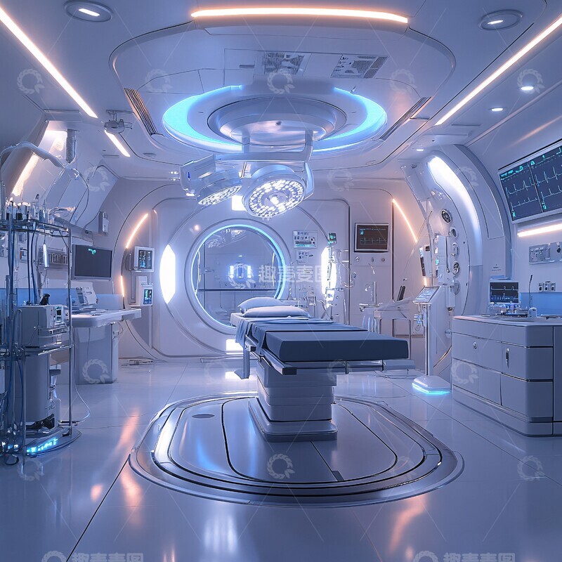 高清大图下载【趣麦麦图】未来手术室设备