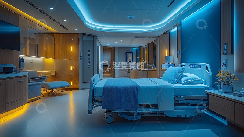 高清大图下载【趣麦麦图】病床前端设备