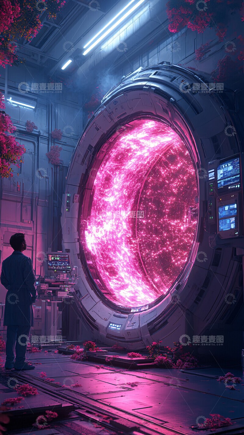 高清大图下载【趣麦麦图】闪光放射治疗室