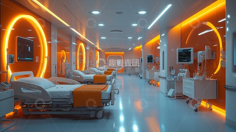高清大图下载【趣麦麦图】医院病房场景1