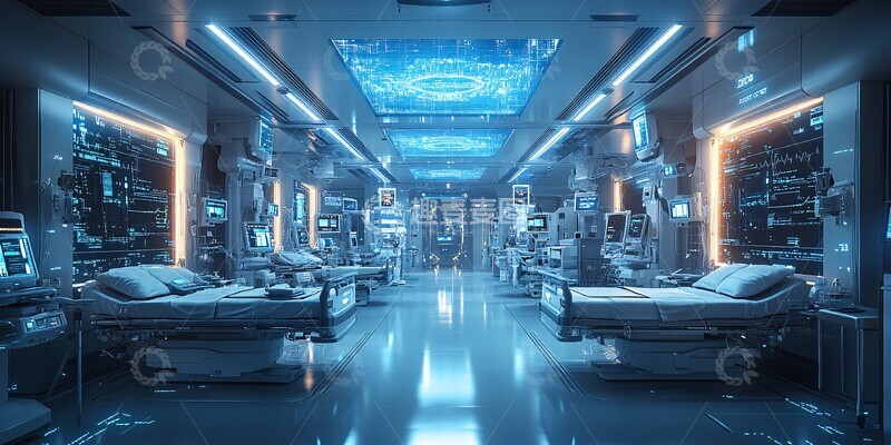 高清大图下载【趣麦麦图】医疗设备数据流