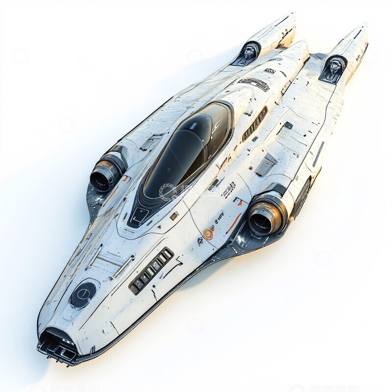 高清大图下载【趣麦麦图】星际飞船未来感2